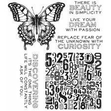 Tim Holtz Cling Rubber Stamps - Perspective  CMS213
