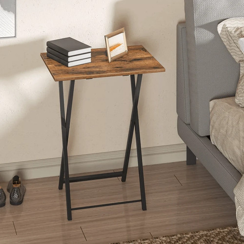 Folding snack table portable - snack,