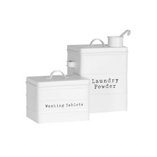 2 x Vintage Metal Washing