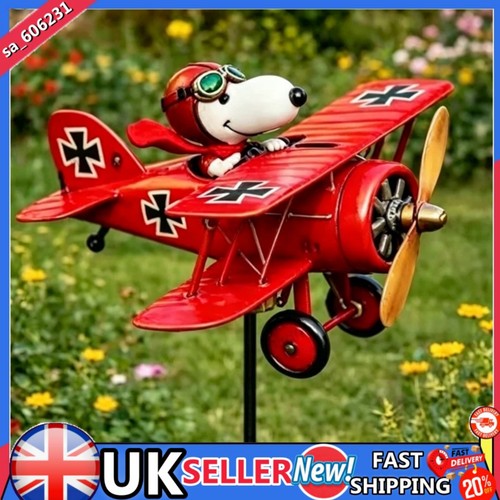 Snoopy pilot flying biplane - snoopy,