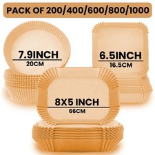 200/1000 air Fryer Liners Disposable Paper Liner Oilproof Baking Parchment Paper