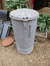 Amazing Vintage Galvanised  Feed/Store Bin 
