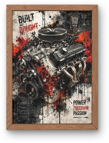 Engine poster print - engine,