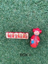 In The Night Garden Pontipines Children Illustration Plaque & Mrs pontipine set 