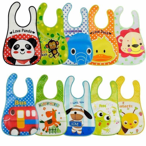 Pack baby bibs with - 10,