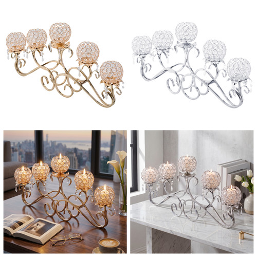 Head luxury crystal - 5-head,