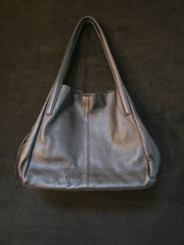 Black genuine leather - black,