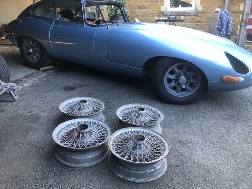 Jaguar type wire wheels - jaguar,