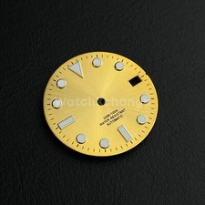 28.5mm Gold Watch Dial Green