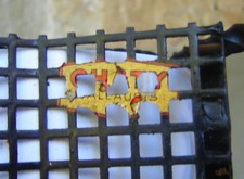 RARE VINTAGE 50s/60s SIGNED "CHATY VALLAURIS" MAGAZINE RACK REFRESHING