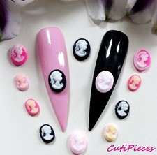 3D Nail Art *Cameo* Lady Head