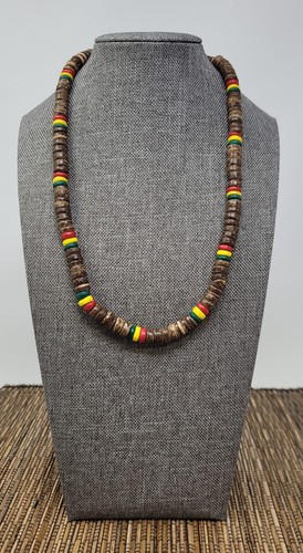 Rasta necklace long - rasta,