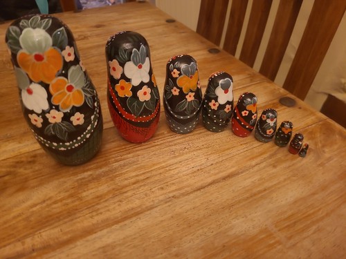 Vintage russian matryoshka - vintage,