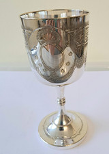 VINTAGE SILVER PLATED GOBLET
