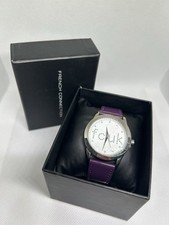Brand New French Connection Ladies Watch Purple Strap