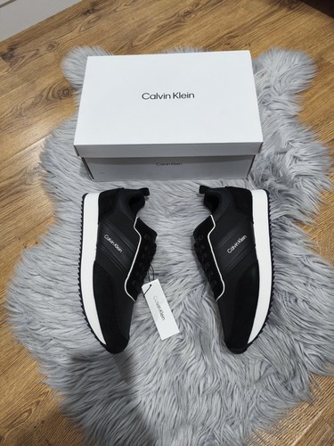 Calvin klein black trainers - calvin,