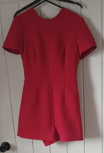 Zara red short - red, sleeve