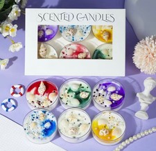 Candle Scented Candles Gift Set 6 Pcs Soy Wax Jar Candle Aromatherapy Candles UK