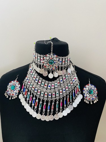 Afghan jewellery set - afghan,
