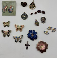 Lot Of 16 Cloisonné & Enamel