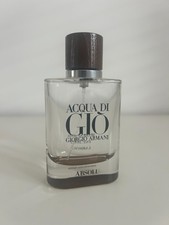 Giorgio Armani Acqua Di Gio Absolu Eau De Parfum 75ml Empty Aftershave Bottle