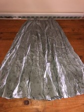 Monsoon Silk Midi Skirt Size 8