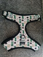 Dog Harness VGC gate, wellies, nose Print Design. Country Classic Pooch -Large