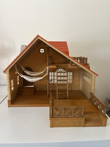 Sylvanian families log - sylvanian, cabin
