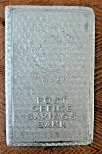 Silver coloured post office - post,