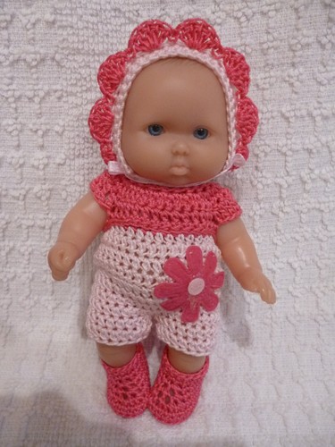 Hand crochet set for - , 5"