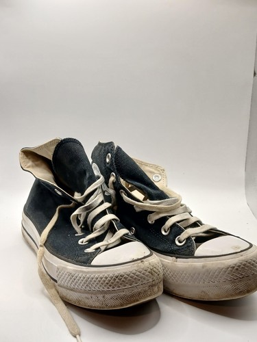 Black platform converse - black,