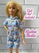 Barbie Doll Blue Rainbow