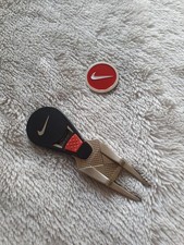 Nike Golf Divot Tool. Pitch Repair Tool. Black Red . + Case + 3 Balls