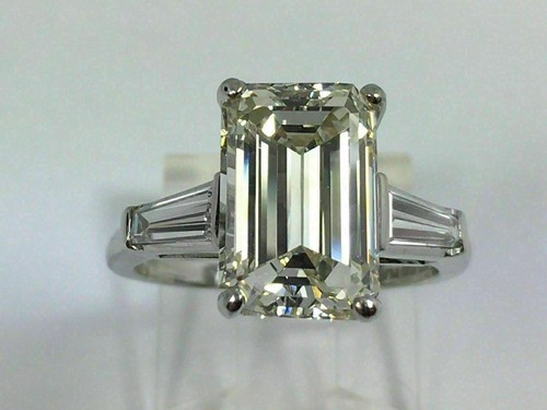 Emerald cut simulated - 3,