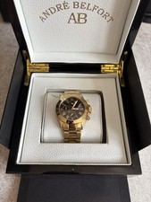 Andre Belfort AB-8110 Le Capitaine Gold Automatic Movement Men’s Watch