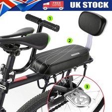 Kid Safety Saddle Child Bike Seat Bicycle Rear Seat Cushion Armrest Footrest Set