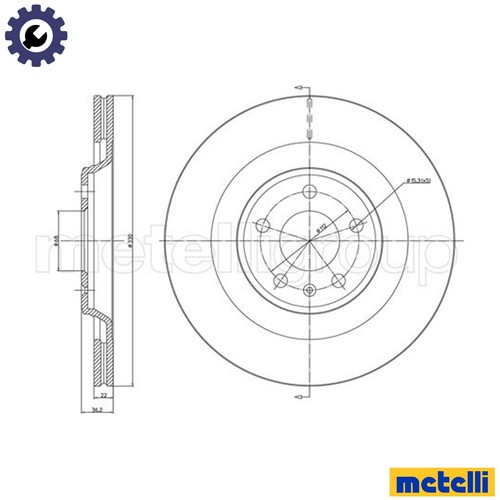 Brake disc 1339c - brake, 23-1339c