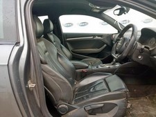 2013-2016 AUDI S3 8V 3 DOOR FRONT & BACK LEATHER INTERIOR SEATS