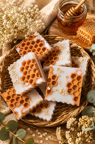 Natural handmade soap - soap,, honey