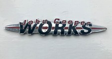 Mini jcw John Cooper Works MINI R50 R52 R53 S Rear Boot Badge Gen 1 2001 - 2006