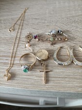 A Joblot of Assorted 9ct Gold Jewellery Items