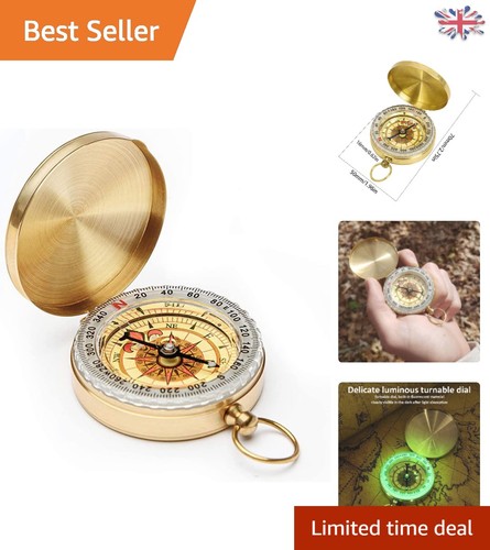 Luminous pocket compass - compass, in