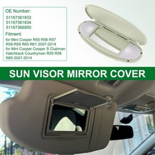 Sun Visor Mirror Cover for