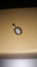 9ct gold Natural Opal and