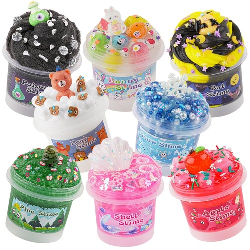 Kids slime kit pack textured - slime,