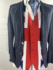 Slim fit striped blazer - fit,