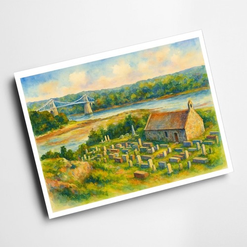 Print church island - a4,