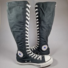 Converse Knee High Boots Womens Size 5 XXHI Black All Star Comfort Shoes