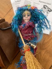 Spirit Doll  Witch in a bag with spells .Altar healing  doll  Witch Wiccan Pagan