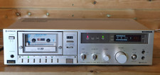 Hitachi D-75s Classic Silver Stereo Cassette Deck 2 Motor IC Logic Control Dolby